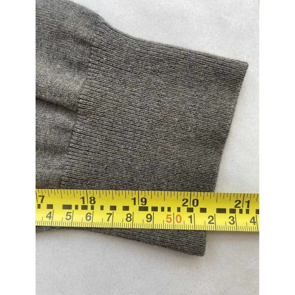Banana Republic Men L Silk Cashmere Sweater Brown Luxury Blend V-Neck Light Soft